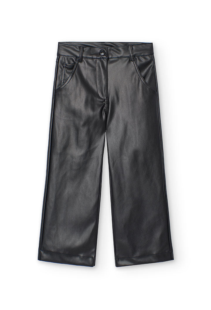 Pantaloni per ragazza pelle
