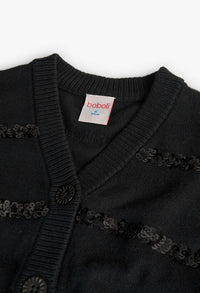 Cardigan con Bottoni per Ragazza