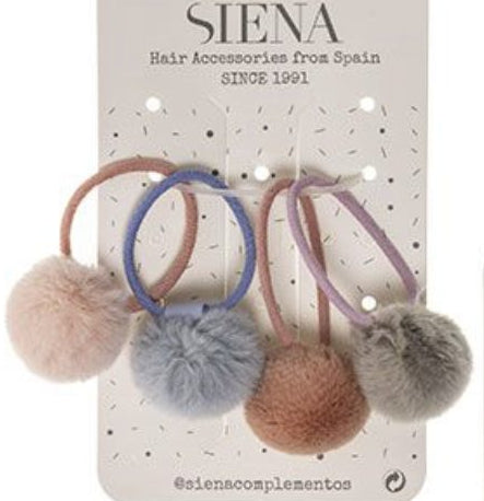 Set Elastici Pompon Piccoli Siena