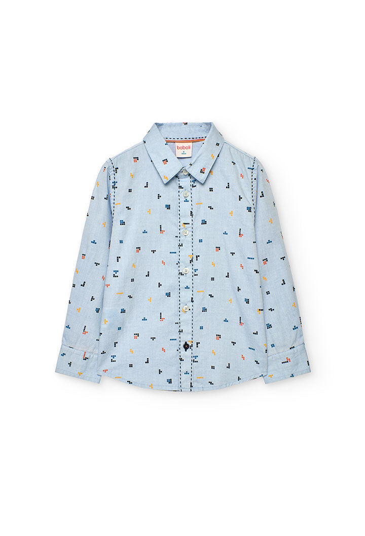 Camicia Oxford Manica Lunga per Ragazzo Boboli