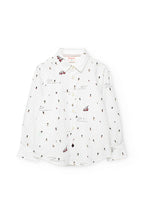 Camicia Popelin Stampato per Ragazzo Boboli