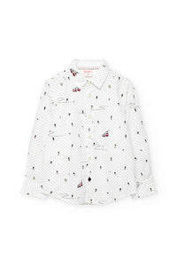 Camicia Popelin Stampato per Ragazzo Boboli