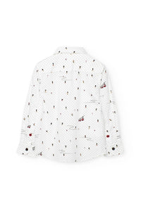 Camicia Popelin Stampato per Ragazzo Boboli