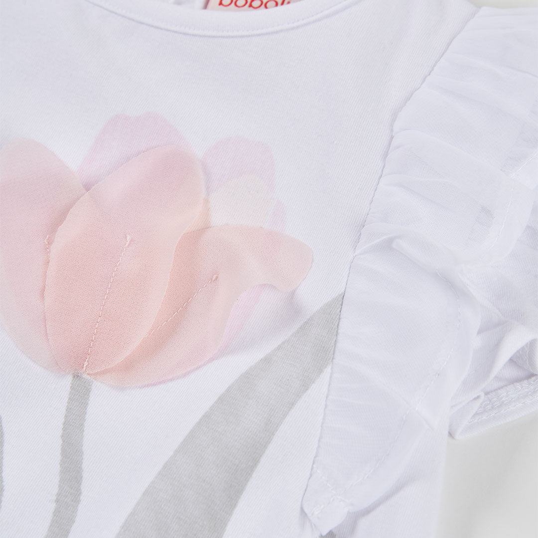 Maglietta Jersey Combinata per Ragazza Boboli
