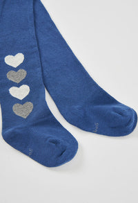 Calzamaglia Cuori Bambina Deep Blue Boboli