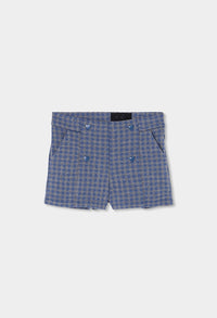 Short Maglia Quadri Bambina Quadri Boboli