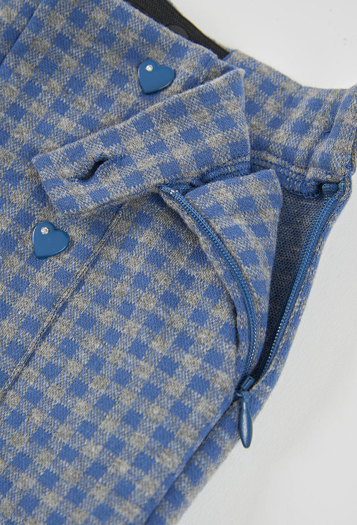 Short Maglia Quadri Bambina Quadri Boboli