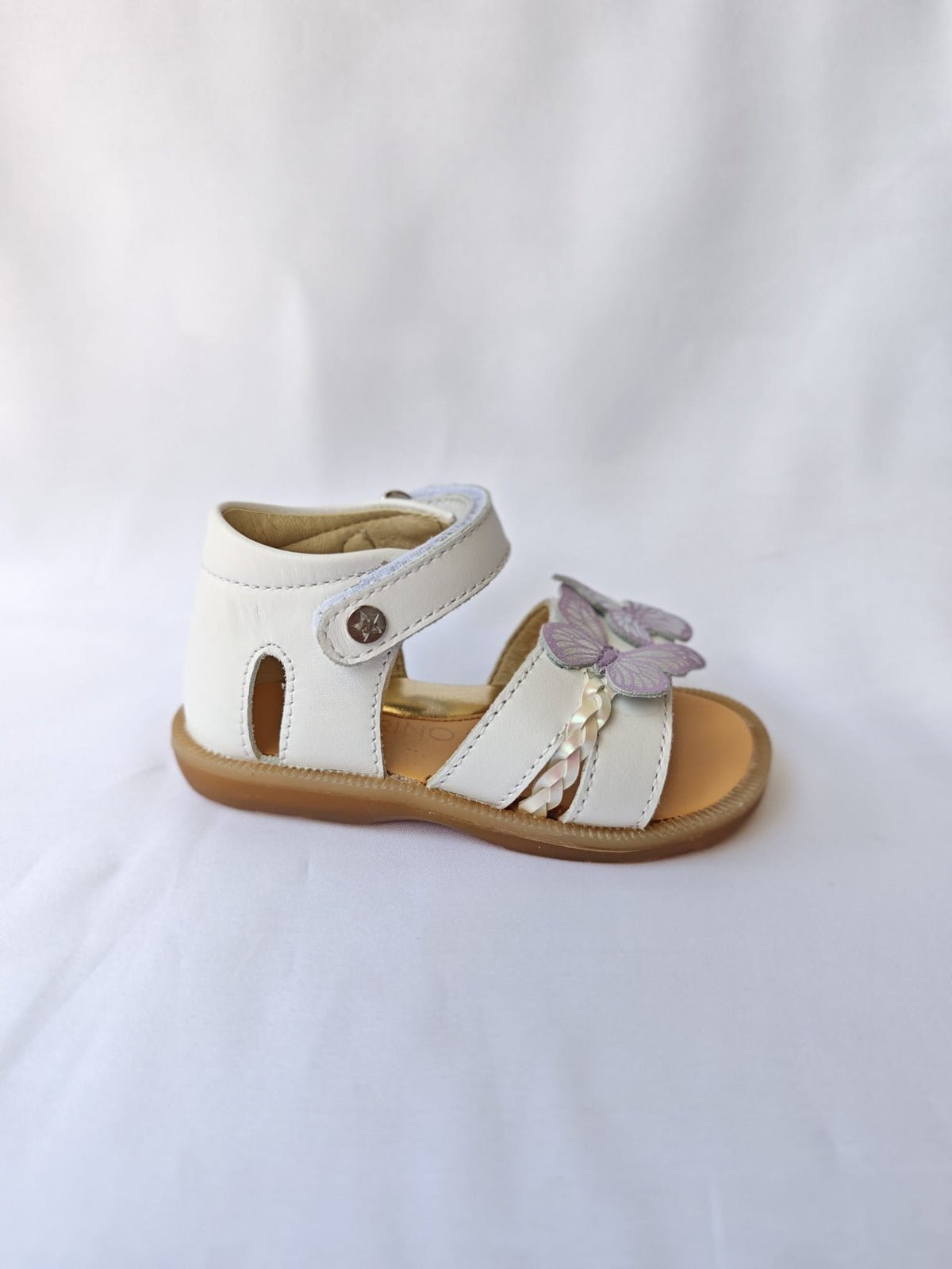 Scarpe Naturino Chrisse Calf White - Bambina