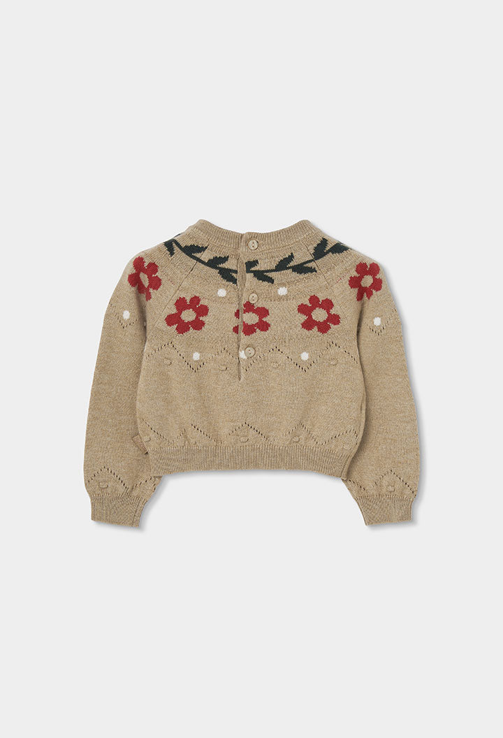 Maglione Maglieria Bambina Camello Boboli