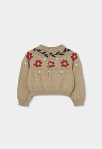 Maglione Maglieria Bambina Camello Boboli