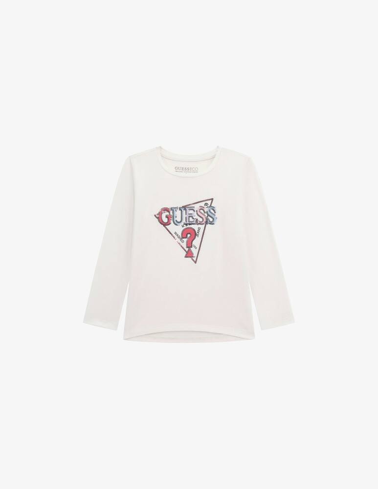 High Low Ls T-shirt Guess - Neonata