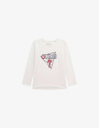 High Low Ls T-shirt Guess - Neonata