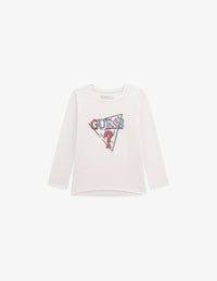 High Low Ls T-shirt Guess - Neonata