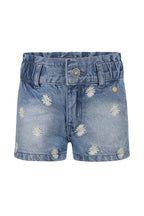 Jeans Corto con Margherite Koko Noko - Bambina