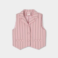 Gilet a Righe per Ragazza Boboli