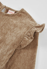 Felpa Ciniglia Ragazza Beige Boboli