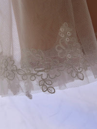 Scamiciato Newborn con Pizzo Applicato - 
