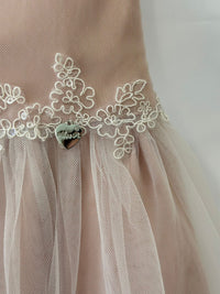 Scamiciato Newborn con Pizzo Applicato - 