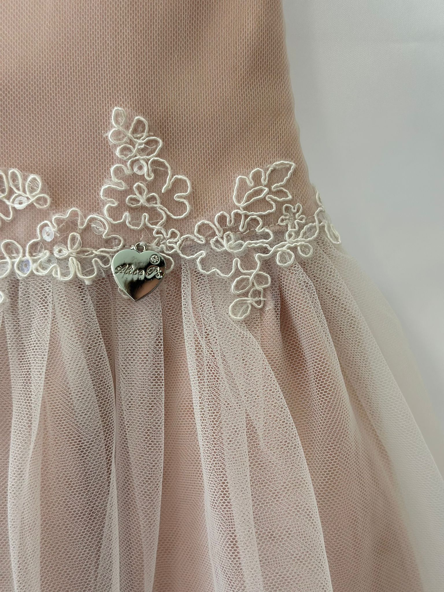 Scamiciato Newborn con Pizzo Applicato - "Est. 97% Pl 3% Sp - Int. " Alice Pi -