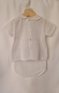 2Pz: Abitino +Coulotte Filo Pappa & Latte - Neonata