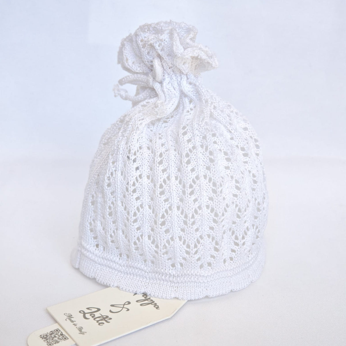Set Cappellino + Scarpette in Filo Pappa & Latte - Neonata