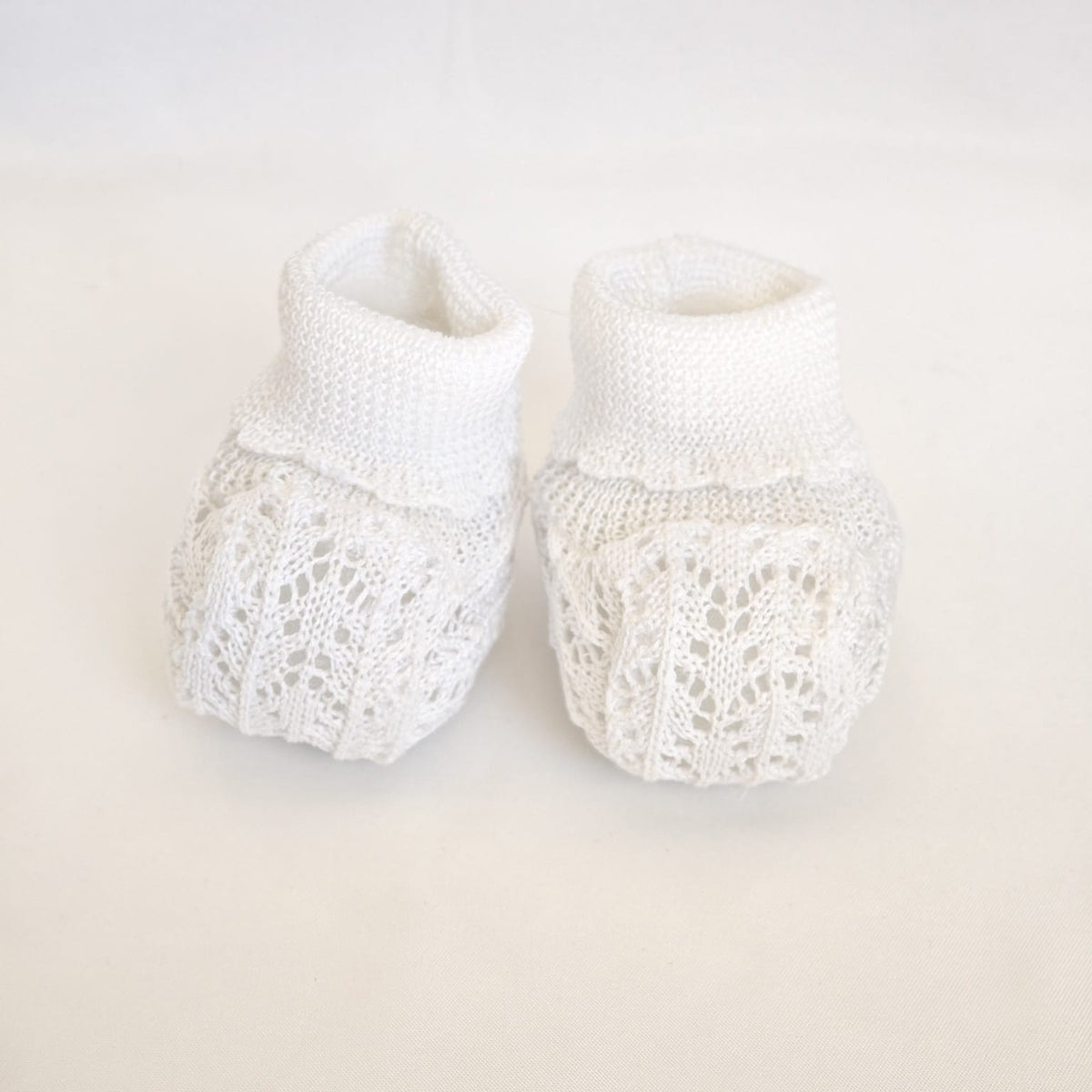 Set Cappellino + Scarpette in Filo Pappa & Latte - Neonata