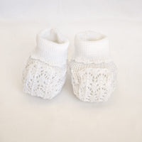 Set Cappellino + Scarpette in Filo Pappa & Latte - Neonata