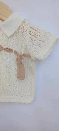 2Pz: Maglietta + Coulotte Filo Pappa & Latte - Neonata