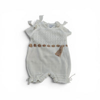 Pagliaccetto Scamiciato + T-shirt Filo Pappa & Latte - Neonata