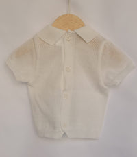 Pagliaccetto Scamiciato + T-shirt Filo Pappa & Latte - Neonata