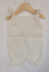 Pagliaccetto Scamiciato + T-shirt Filo Pappa & Latte - Neonata