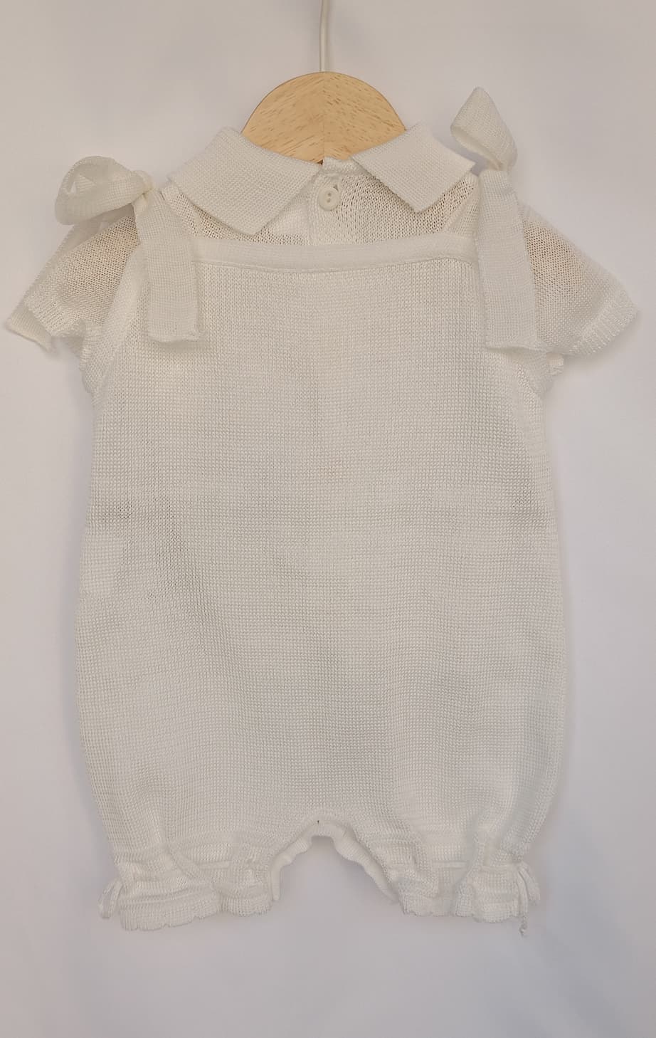 Pagliaccetto Scamiciato + T-shirt Filo Pappa & Latte - Neonata