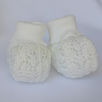 Set Cappellino + Scarpette in Filo Pappa & Latte - Neonata
