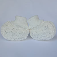 Set Cappellino + Scarpette in Filo Pappa & Latte - Neonata