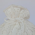 Set Cappellino + Scarpette in Filo Pappa & Latte - Neonata