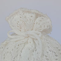 Set Cappellino + Scarpette in Filo Pappa & Latte - Neonata