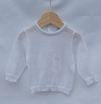 Tutina Scamiciata in Filo Pappa & Latte - Neonato