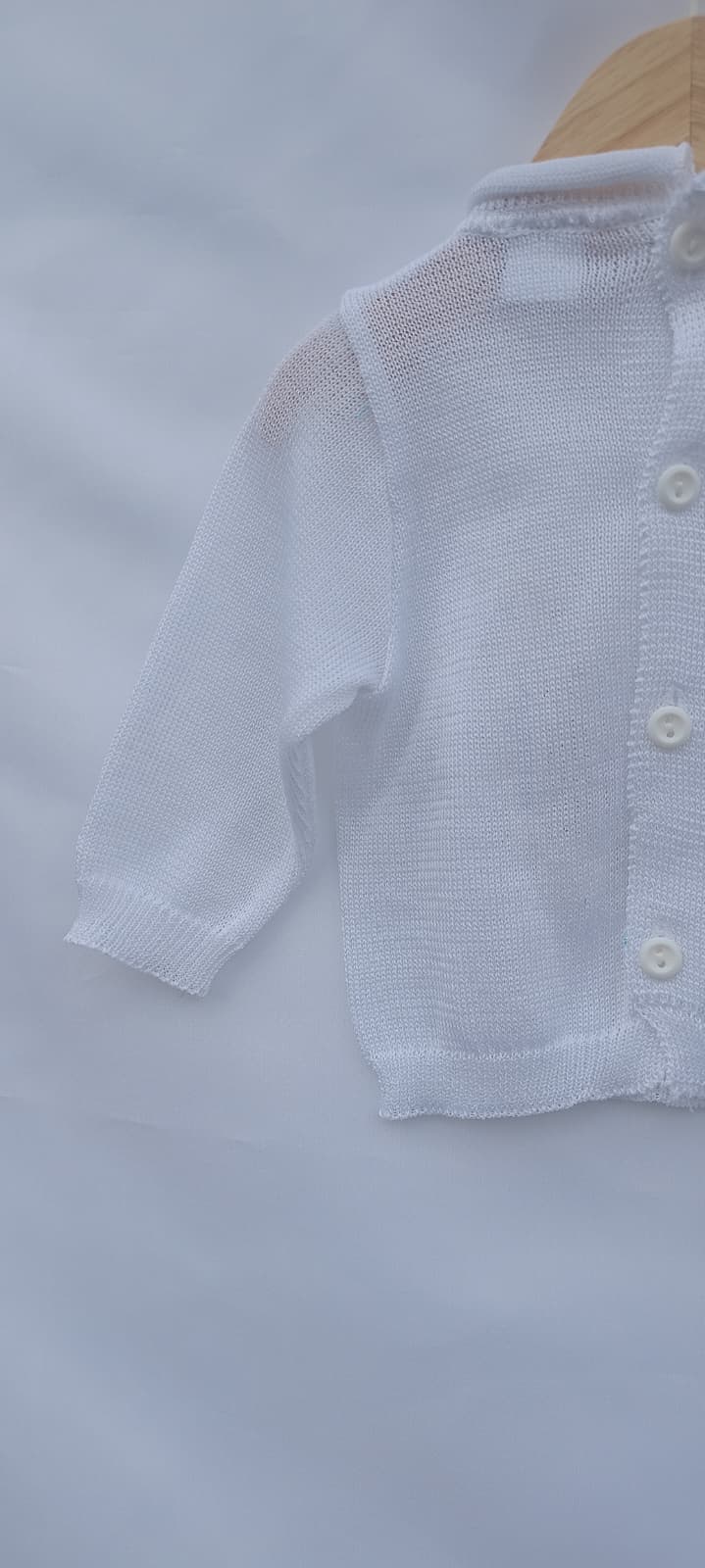 Tutina Scamiciata in Filo Pappa & Latte - Neonato