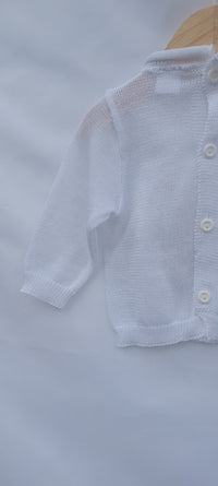 Tutina Scamiciata in Filo Pappa & Latte - Neonato