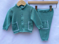 Completo 2 Pezzi Maglietta + Ghettine in Filo Pappa & Latte - Neonato