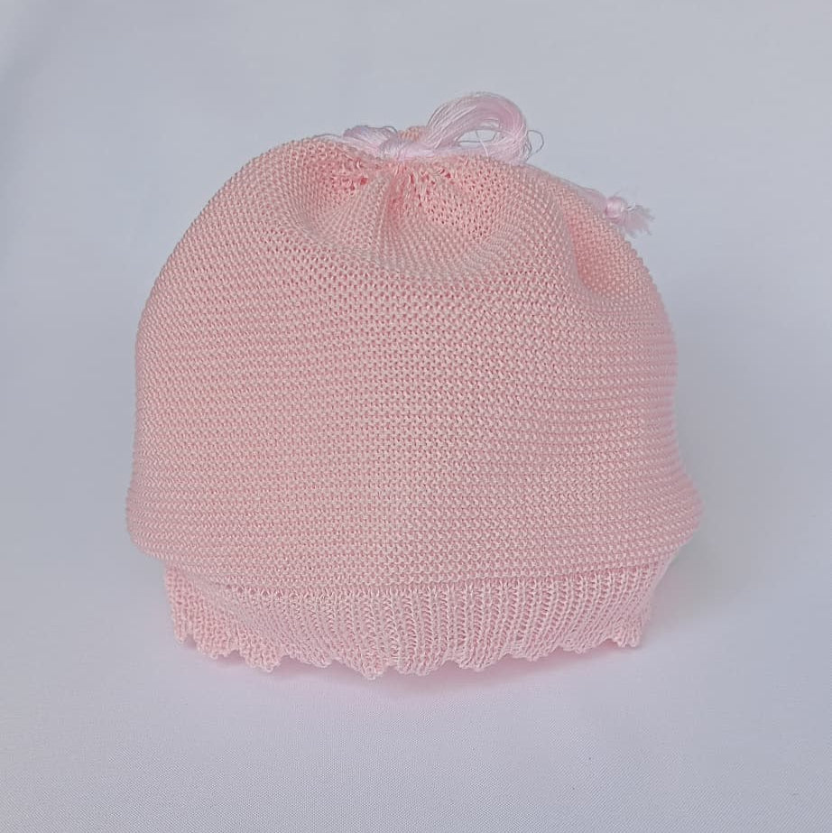 Set Cappellino + Scarpette in Filo Pappa & Latte - Neonata