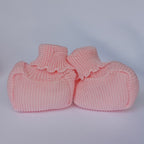 Set Cappellino + Scarpette in Filo Pappa & Latte - Neonata