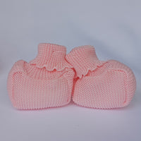 Set Cappellino + Scarpette in Filo Pappa & Latte - Neonata