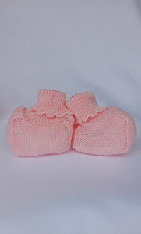 Set Cappellino + Scarpette in Filo Pappa & Latte - Neonata
