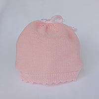 Set Cappellino + Scarpette in Filo Pappa & Latte - Neonata