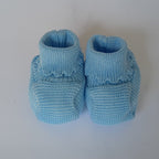 Set Cappellino + Scarpette in Filo Pappa & Latte - Neonata