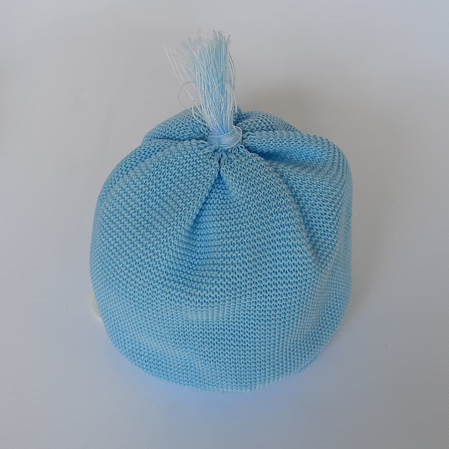 Set Cappellino + Scarpette in Filo Pappa & Latte - Neonata