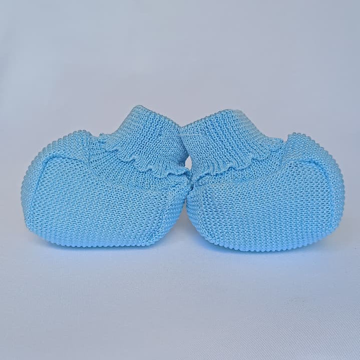 Set Cappellino + Scarpette in Filo Pappa & Latte - Neonata
