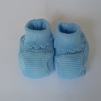Set Cappellino + Scarpette in Filo Pappa & Latte - Neonata