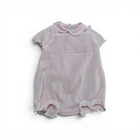 Pagliaccetto Scamiciato + T-shirt Filo Pappa & Latte - Neonata